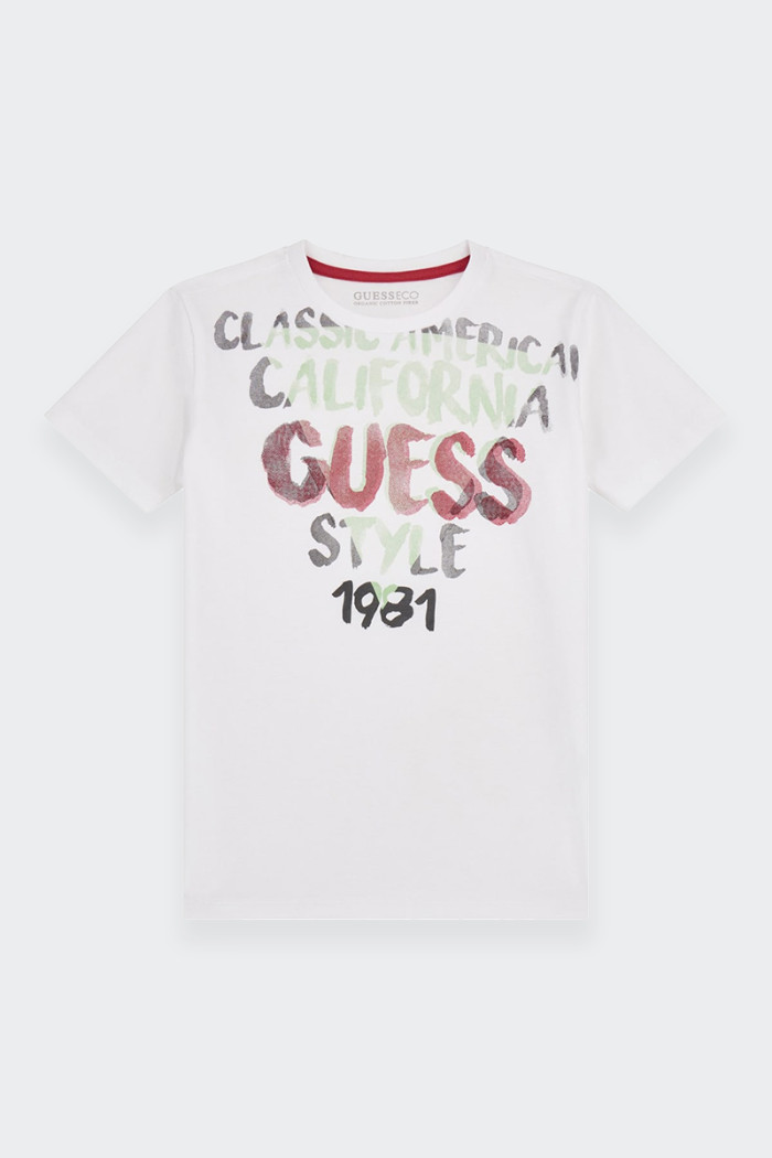 Guess WHITE CALIFORNIA T-SHIRT