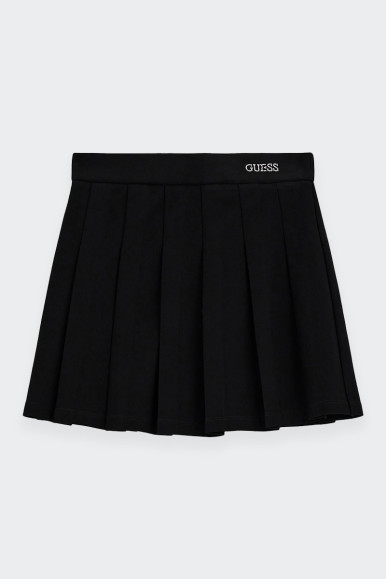 Guess BLACK MILANO STITCH PLEATED SKIRT