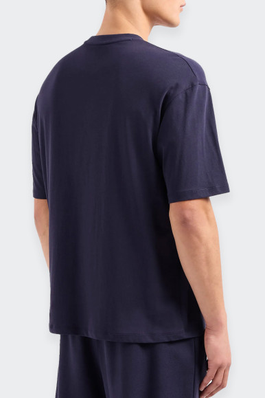 Armani Exchange T-SHIRT RELAXED FIT BLU