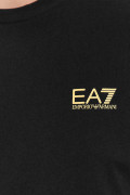 EA7 Emporio Armani BLACK VERTICAL LOGO T-SHIRT