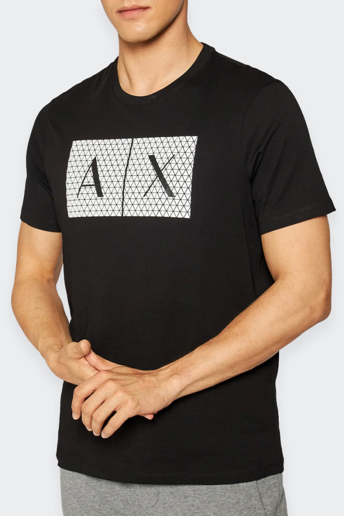 Armani Exchange BLACK 3D LOGO T-SHIRT