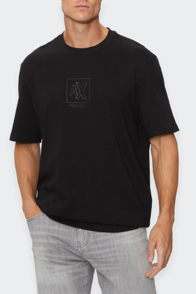 Armani Exchange BLACK SOFT FIT T-SHIRT