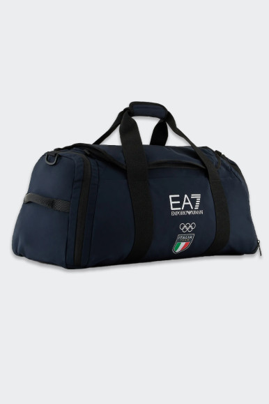 EA7 Emporio Armani ITALY TEAM PARIS 2024 BLUE DUFFEL BAG