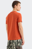 Armani Exchange 3D LOGO SLIM FIT T-SHIRT ORANGE