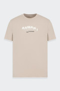 Armani Exchange 3D LOGO SLIM FIT T-SHIRT BEIGE