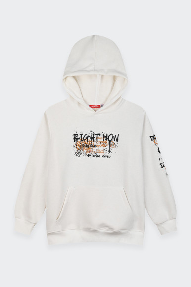 Energiers WHITE SKATE HOODIE