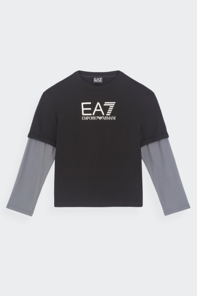 EA7 Emporio Armani CHILDREN'S COLOUR BLOCK T-SHIRT