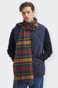 Barbour SCIARPA NEW CHECK TARTAN BORDEAUX