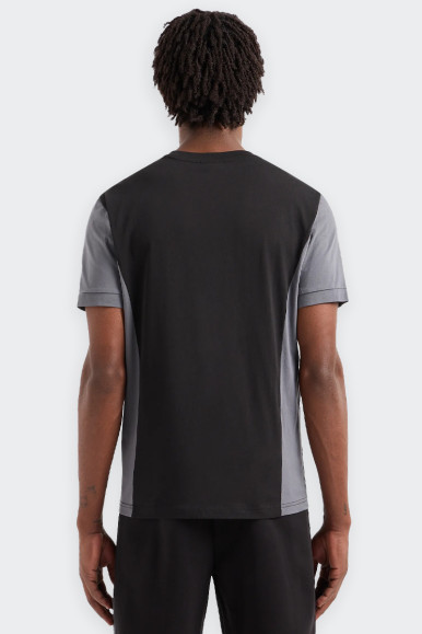 EA7 Emporio Armani T-SHIRT ATHLETIC COLOUR BLOCK NERA