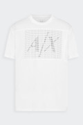 Armani Exchange WHITE COTTON REGULAR FIT T-SHIRT