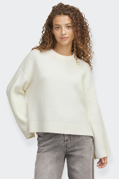 Jack & Jones CREAM WIDE FIT JUMPER