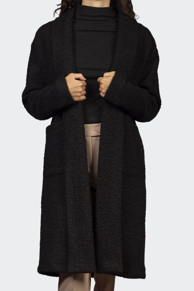 Romeo Gigli BLACK TEDDY COAT